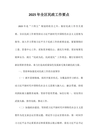 2025年全区民政工作要点.docx