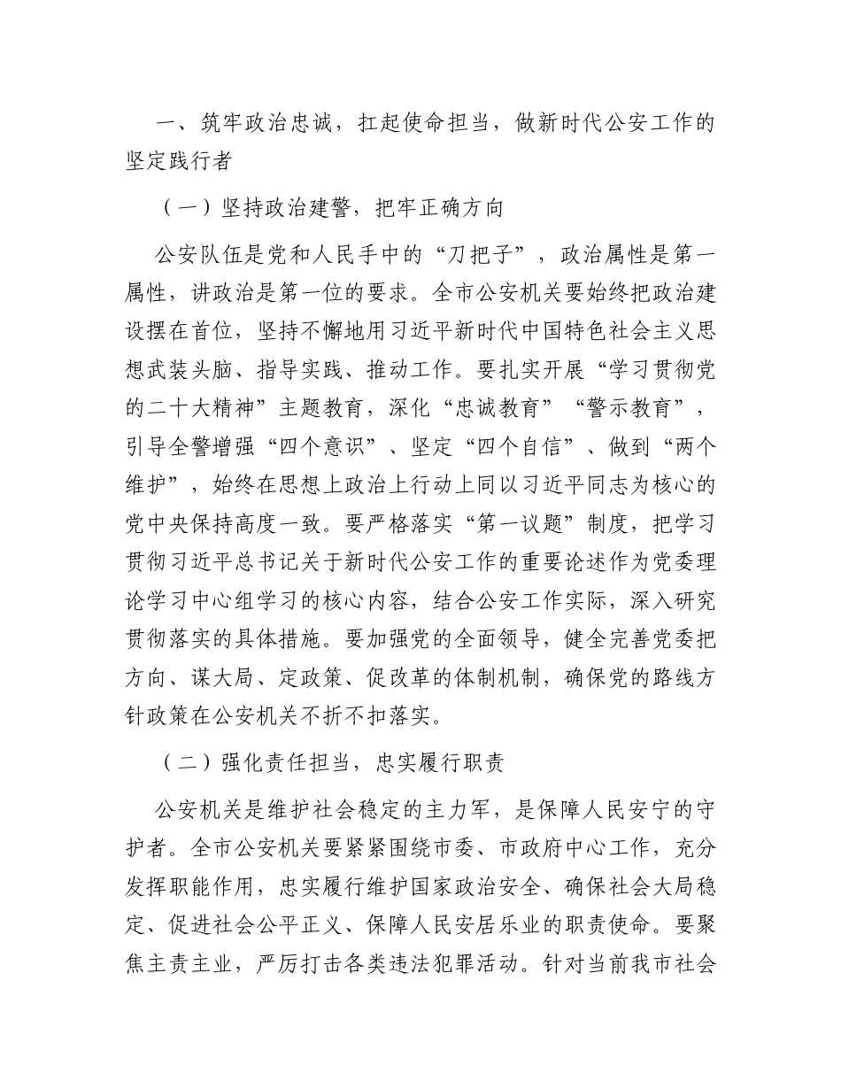 在2025年重点工作座谈会上的讲话（副市长、公安局长）.docx_第2页