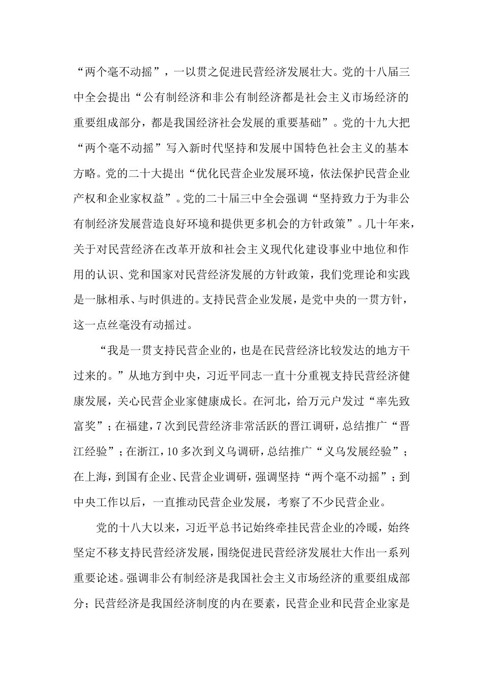 党课讲稿：东风浩荡，民营经济发展前景广阔大有可为.doc_第2页