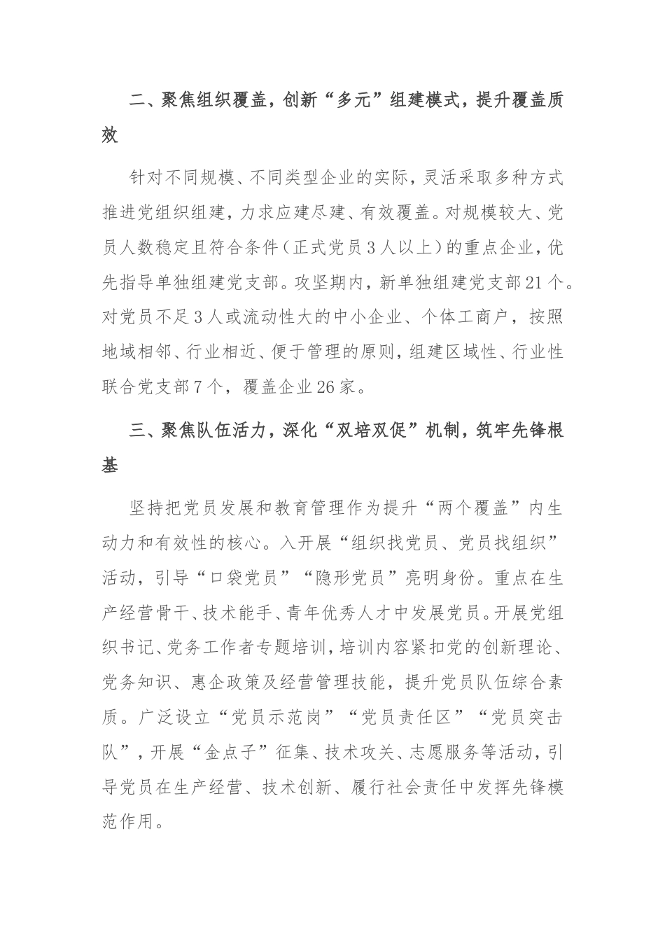 经验交流：区突出“四个聚焦”持续推动新兴领域“两个覆盖”提质增效.doc_第2页