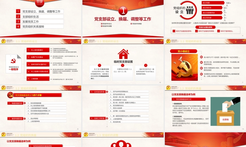 基层党支部工作实务党务工作者培训PPT模板.pptx