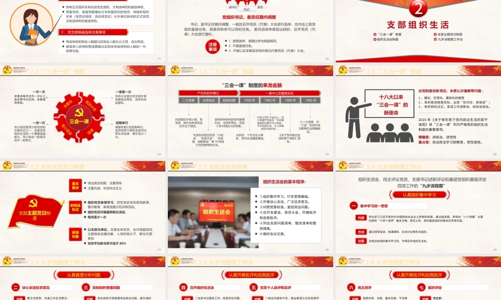 基层党支部工作实务党务工作者培训PPT模板.pptx