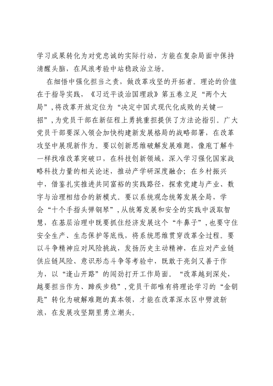 支部学习《习近平谈治国理政》第五卷心得体会.docx_第2页