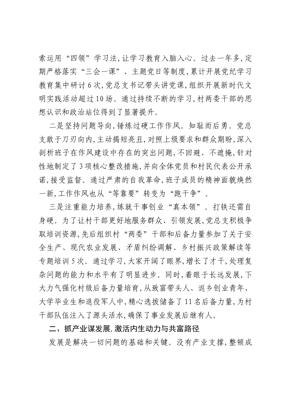 在XX市XX村党组织整顿工作推进会上的经验交流发言.docx_第2页