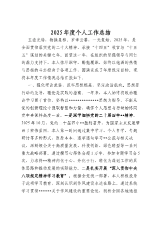 2025年度个人工作总结.docx