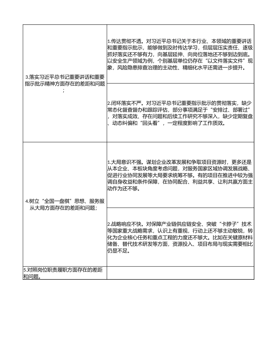 国企版问题整改台账（班子）.xlsx_第2页