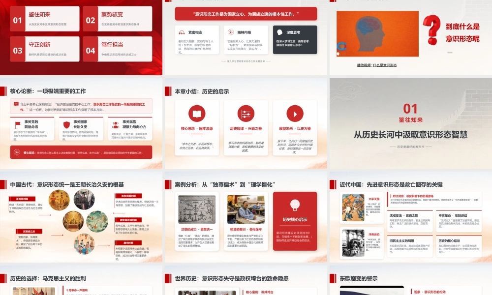 （43版，3400字讲稿）PPT+讲稿：守正铸魂 凝心聚力——新时代意识形态工作使命担当.pptx