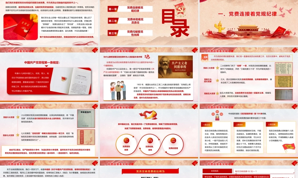 PPT+讲稿：支部专题党日《主动缴纳党费 增强党性意识》.pptx