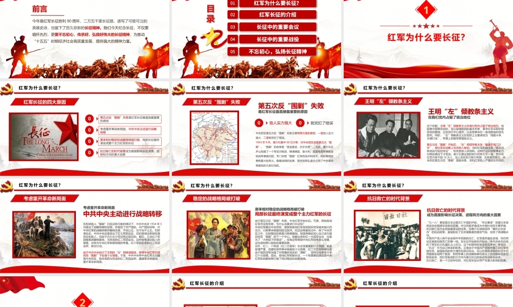 2026年精品党课：不忘初心，传承好、弘扬好伟大的长征精神.pptx