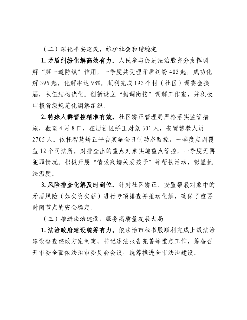 XX市司法局2026年第一季度工作总结.docx_第2页