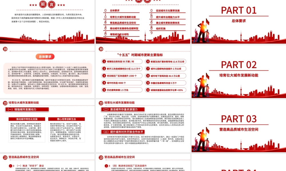 2026年城市更新“十五五”规划PPT课件.pptx