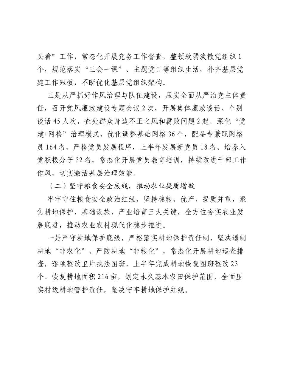 2026年乡镇上半年工作总结.docx_第2页