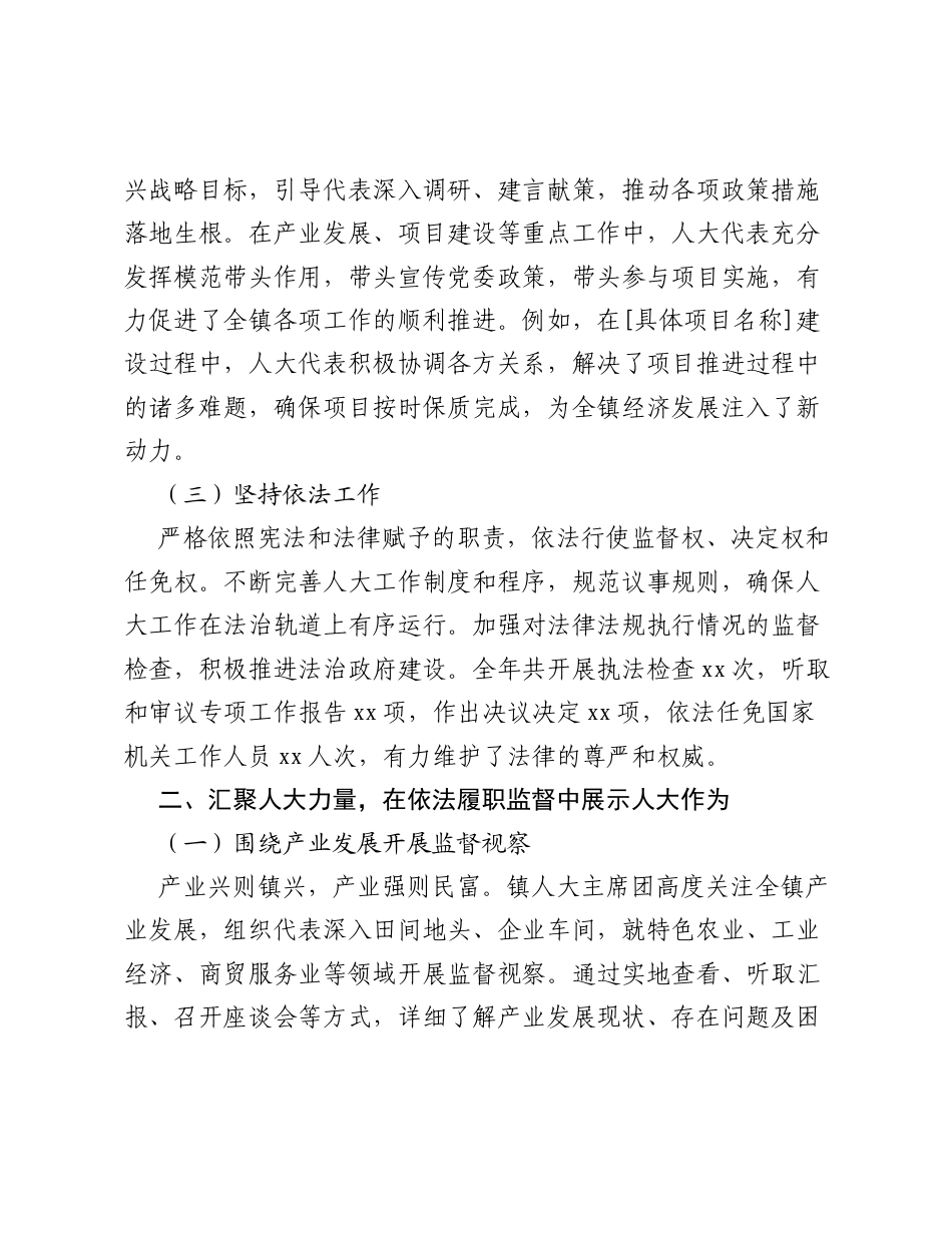 乡镇2026年镇人大主席团半年工作总结.docx_第2页