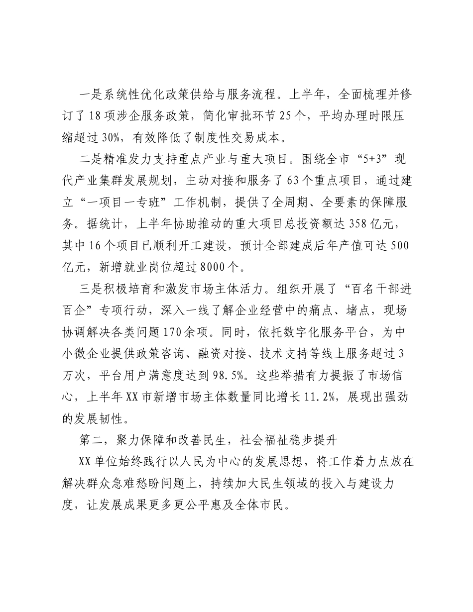 XX单位2026年上半年工作总结.docx_第2页