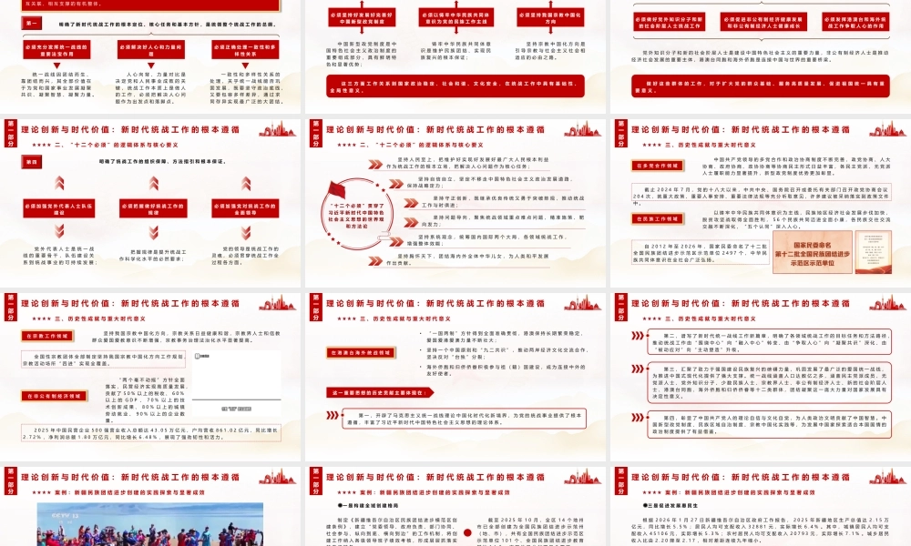 （90版，2.6万字）2026深入学习总书记关于做好新时代党的统一战线工作的重要思想党课PPT：画出最大同心圆  汇聚复兴磅礴力.pptx