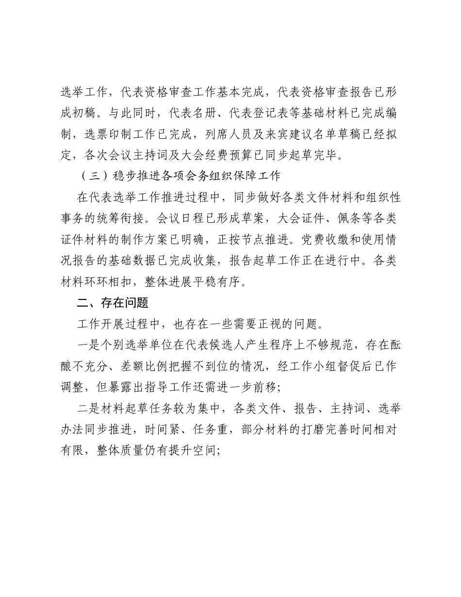 代表选举工作小组工作情况汇报.docx_第2页