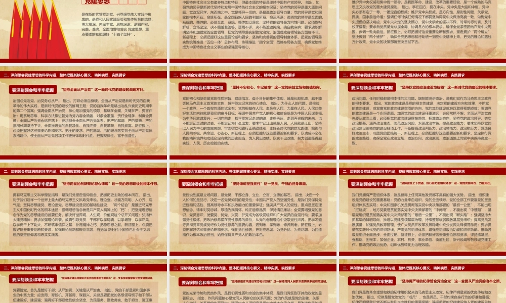2026年专题党课：习近平党建思想全面学习解读.pptx