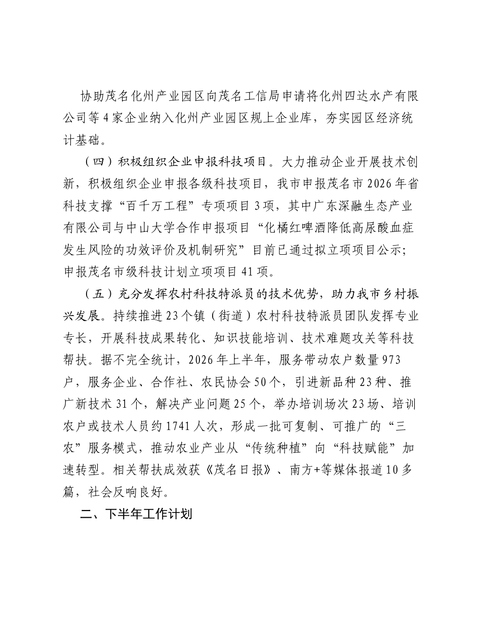 2026年上半年推进乡村振兴工作总结和下半年工作计划.docx_第2页