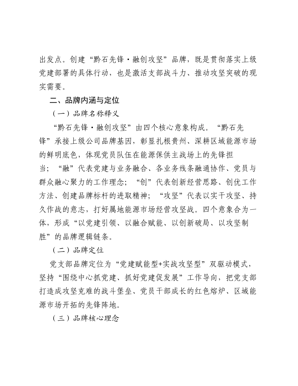 黔石先锋・融创攻坚 党支部党建品牌创建方案.docx_第2页