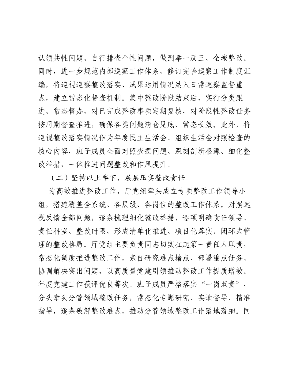 关于巡视回头看整改进展情况的汇报.docx_第2页