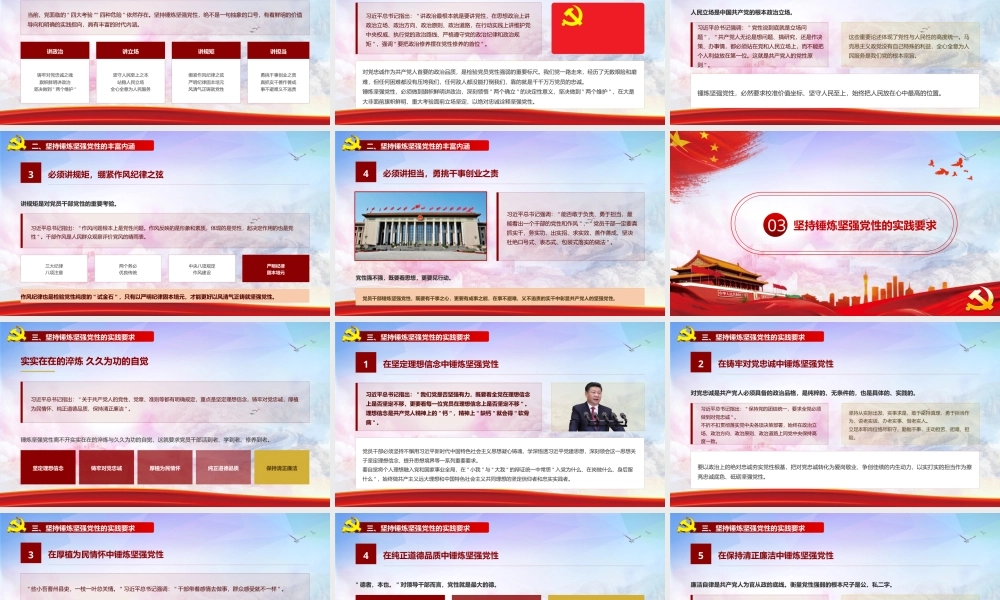 2026年专题课：坚持锤炼坚强党性是党员干部的终身课题.pptx