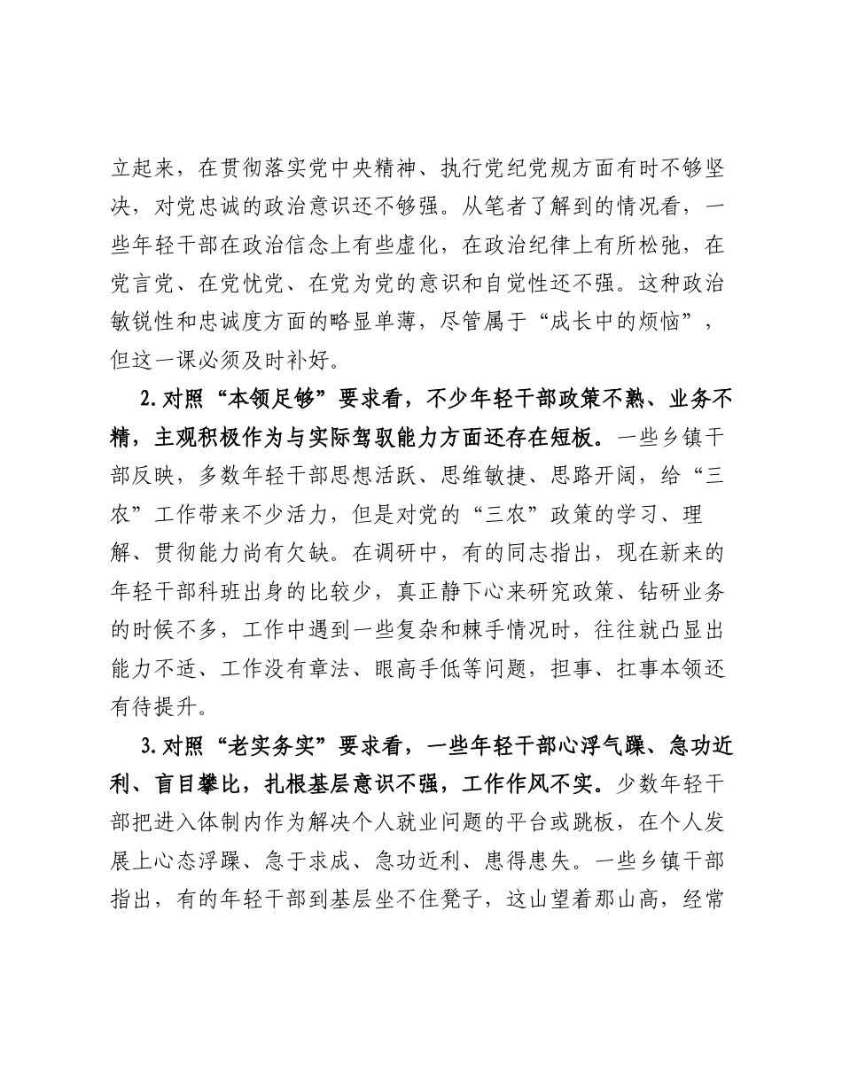 调研报告：基层年轻干部断档断层问题与破解对策.docx_第2页