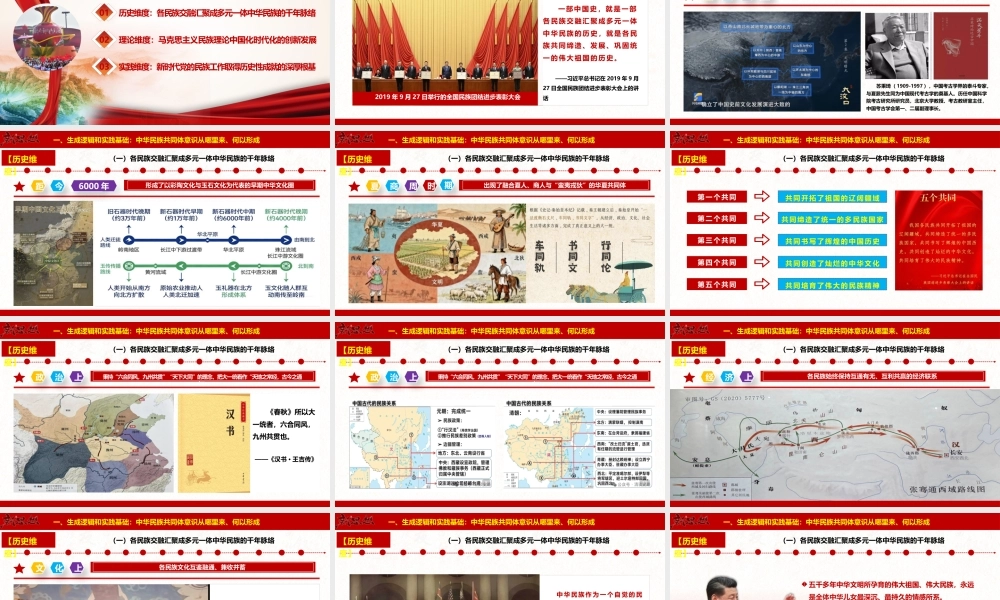 （101版，4万字讲稿）2026年专题党课：铸牢中华民族共同体意识 推进中华民族共同体建设.pptx